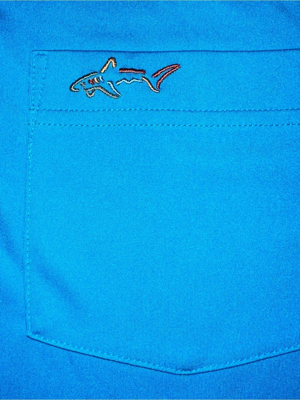 Greg Norman Tasso Elba Play Dry Golf Polo Shirt Blue Striped Mens XL - Picture 3 of 6